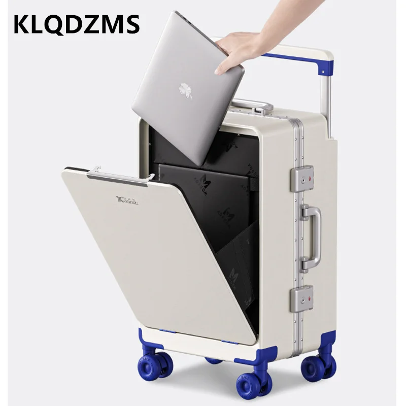 KLQDZMS Travel Luggage ABS+PC Zipper Boarding Box 20