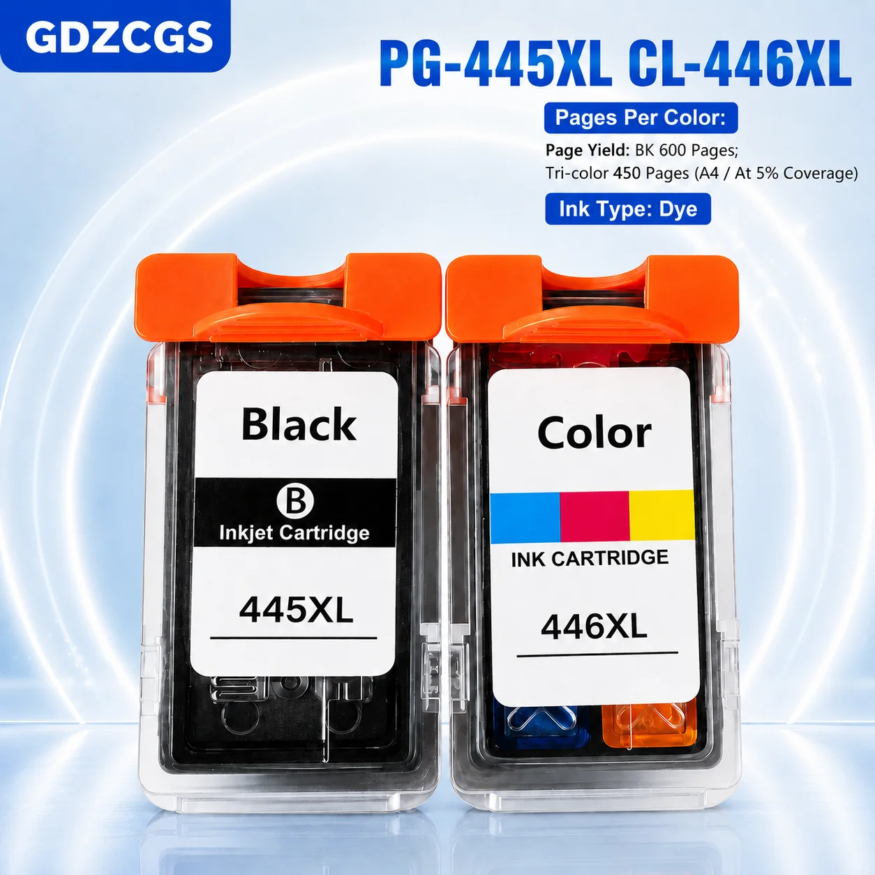PG-445XL CL-446XL 445 446 Ink Cartridge Compatible For Canon Pixma MX494 MG2440 MG2540 MG2940 IP2840 MG2545 TS3140 MG3040 TR4540