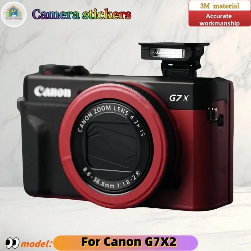 For Canon G7X2 Camera stickers, DIY skin,Precision tailoring wear-resistant protective film