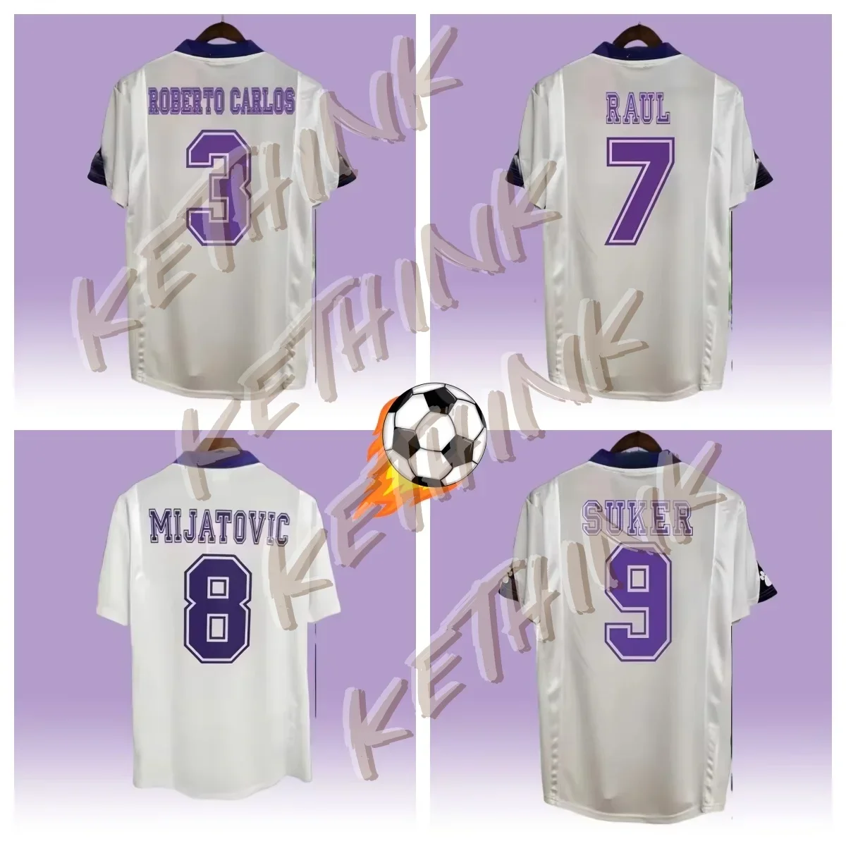 97-98 خمر لكرة القدم جيرسي راول سييدورف خمر كرة القدم جيرسي سريعة الجافة امتصاص العرق #1