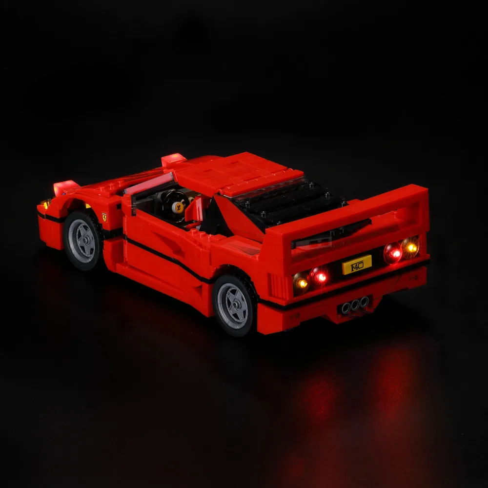 LED Light Up Kit  For Technic 10248 And 21004 Creator Series F40 Car DIY Toys Set (Not Included Building Blocks)