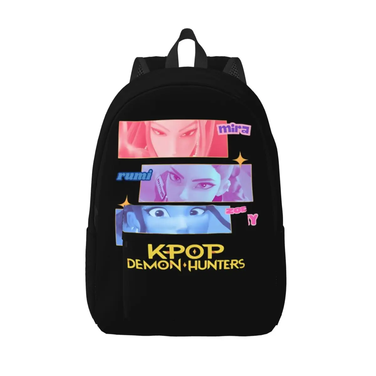 

Huntrix Kpop Demon Hunters Movie Backpack for Men Women Fashion Student Work Daypack College Shoulder Bag Durable