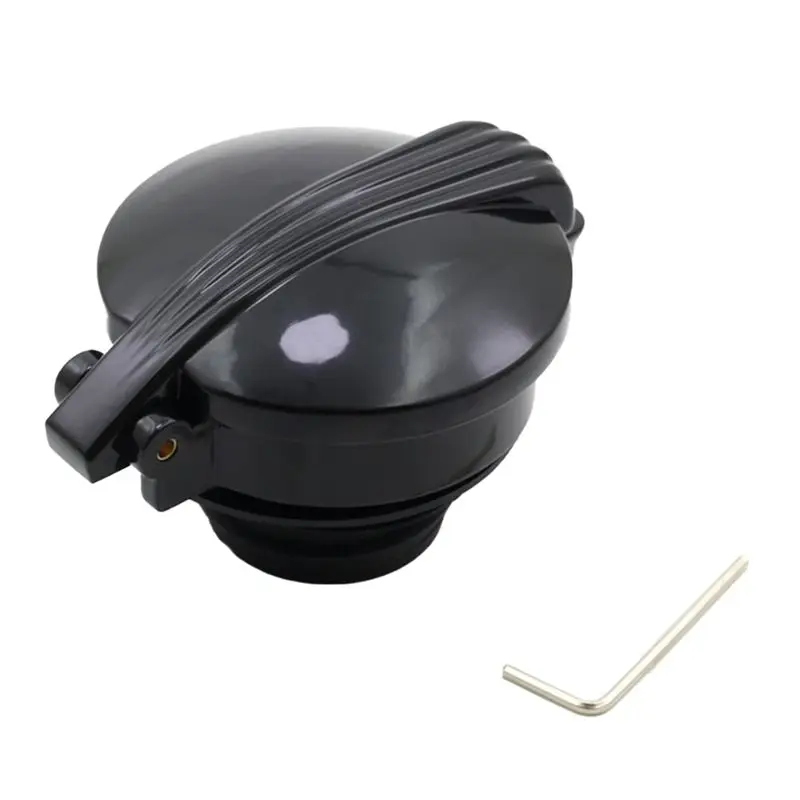 Ingenious-Motorcycle Fuel Tank Cap Oil Cap Classic Retro Keyless Open For Sportster XL883 XL1200 DYNA Motorcycle Oil Cap