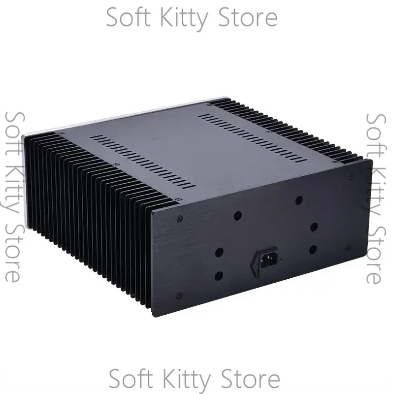 Full Aluminum Small Class A Amplifier Chassis, Super Heat Dissipation HiFi DIY Audio Power Amp Enclosure Case