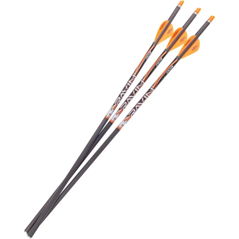 

20 3-Pack .003 Carbon Arrows 400 Grain with Lighted Nock Technology - Match Weight (R500/R470/R18)