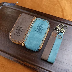 5/7 Bottons Leather Car Key Case Cover for Kia Seltos MQ4 Sportage NQ5 Ev6 Niro SG2 2021 2022 K3 K5 DL3 K8 GL3 K7 2023 CARNIVAL