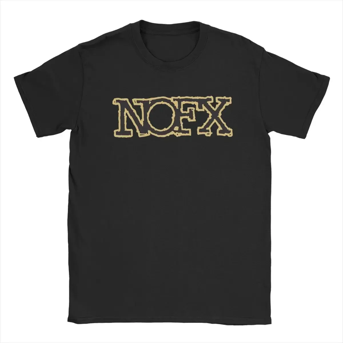 Nofx Punk In Drublic Logo T-Shirts Men Funny Cotton Tee Shirt Round Neck Short Sleeve T Shirt Plus Size Clothes