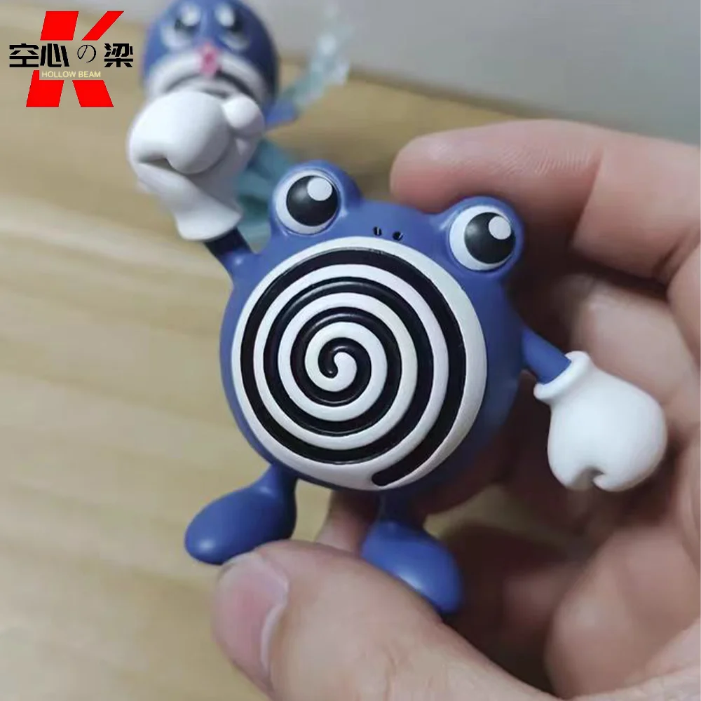 [1/20 Scale World] Poliwag & Poliwhirl & Poliwrath & Politoed Toy Figure Decoration