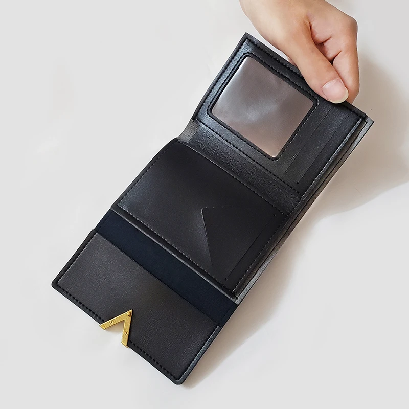 New Style Fashion Leather Small Women Wallet Coin Purse Card Holder Hardware Mini Purse