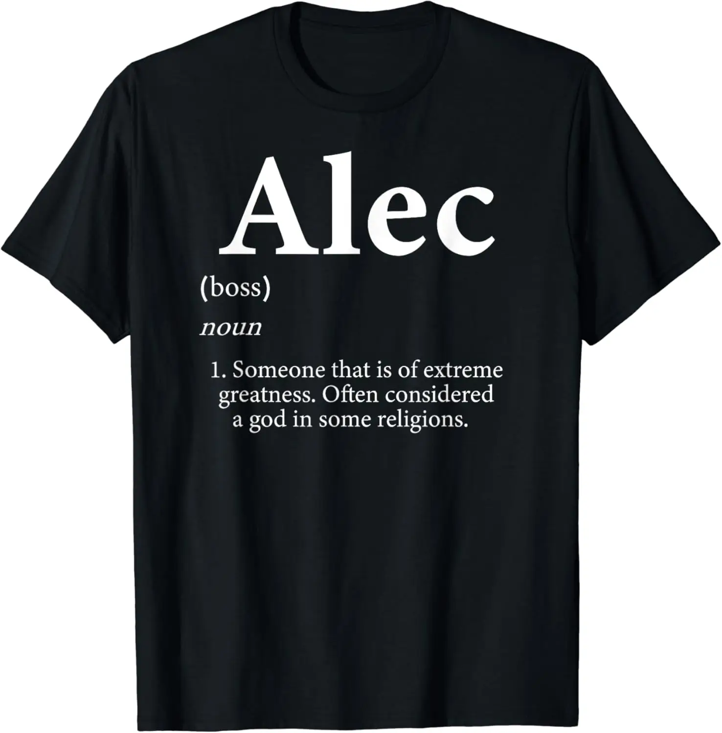 

Alec Definition Cute Personalized Name Costume For Alec T-Shirt