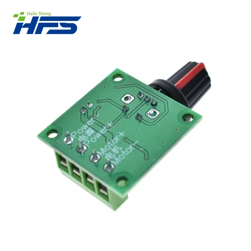 DC 1.8V 3V 5V 6V 12V 2A PWM Motor Speed Controller Low Voltage Motor Speed Controller PWM 0-100% Adjustable Drive Module