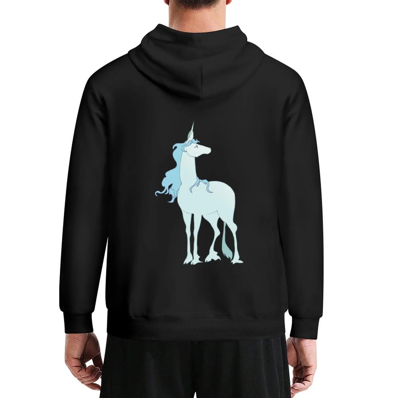 

The Last Unicorn Amalthea illustration Hoodie korean style clothes autumn clothes men clothes blouse graphic hoodie