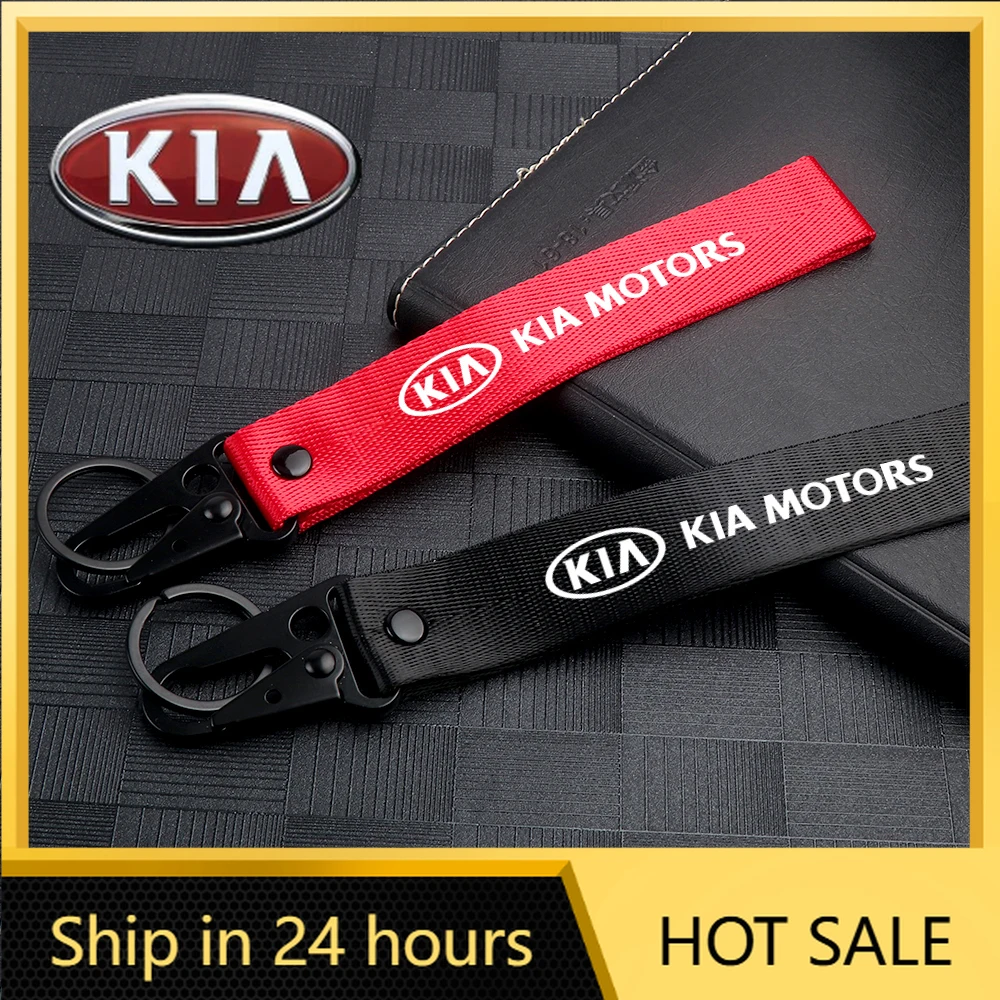 

2026 Hot Car Sticker Metal Nylon Nismo Badges Car Keychain Key Chain Rings Lanyard Auto Accessories for Kia Sportage 3 Rio K2 Ce