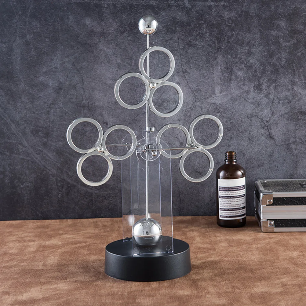 

Perpetual Motion Instrument Desktop Decoration Artwork for Home Office Space Theme Science Gift No Needed