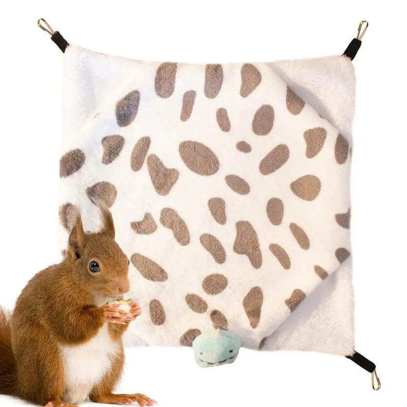 Hamster Bed Small Animal Bed Warm Cotton Squirrel Cage Nest Cozy Small Animal Bed For Hamster Squirrel Chipmunk