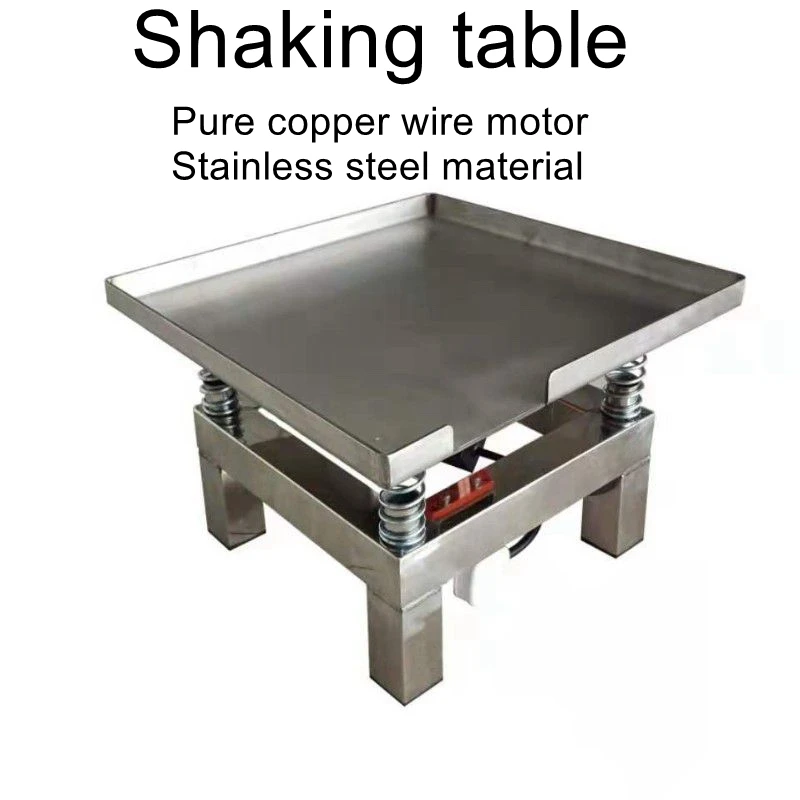 Stainless steel vibrating platform vibrating table concrete small concrete cement mortar test block without motor 35*35CM