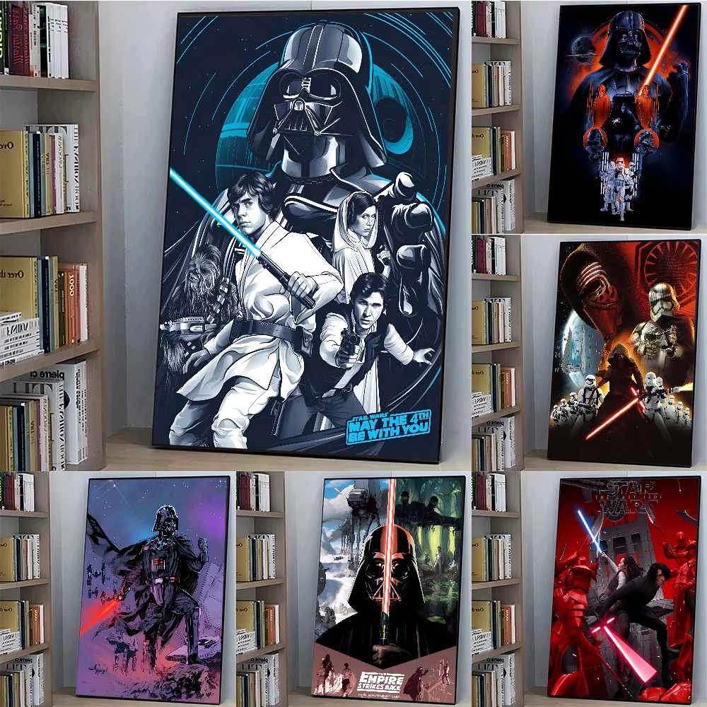 Movie Star W-Wars Poster Paper Print Home Living Room Bedroom Entrance Bar Cafe Art Painting Decoration