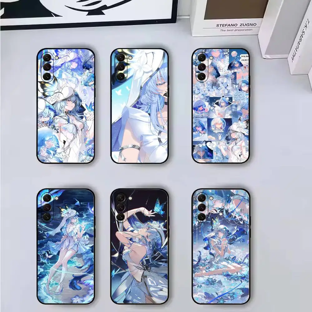 Game W-Wuthering Waves The Shorekeeper Phone Case Silicone Soft For Samsung Galaxy A73,A72,A71,A70,A53,A52,A51