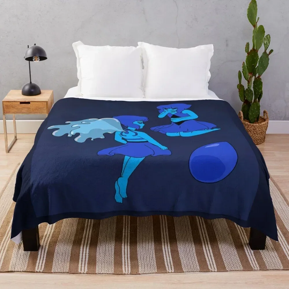 Lapis Lazuli Throw Blanket Blankets Sofas Of Decoration Giant Sofa Bed covers Weighted Blankets