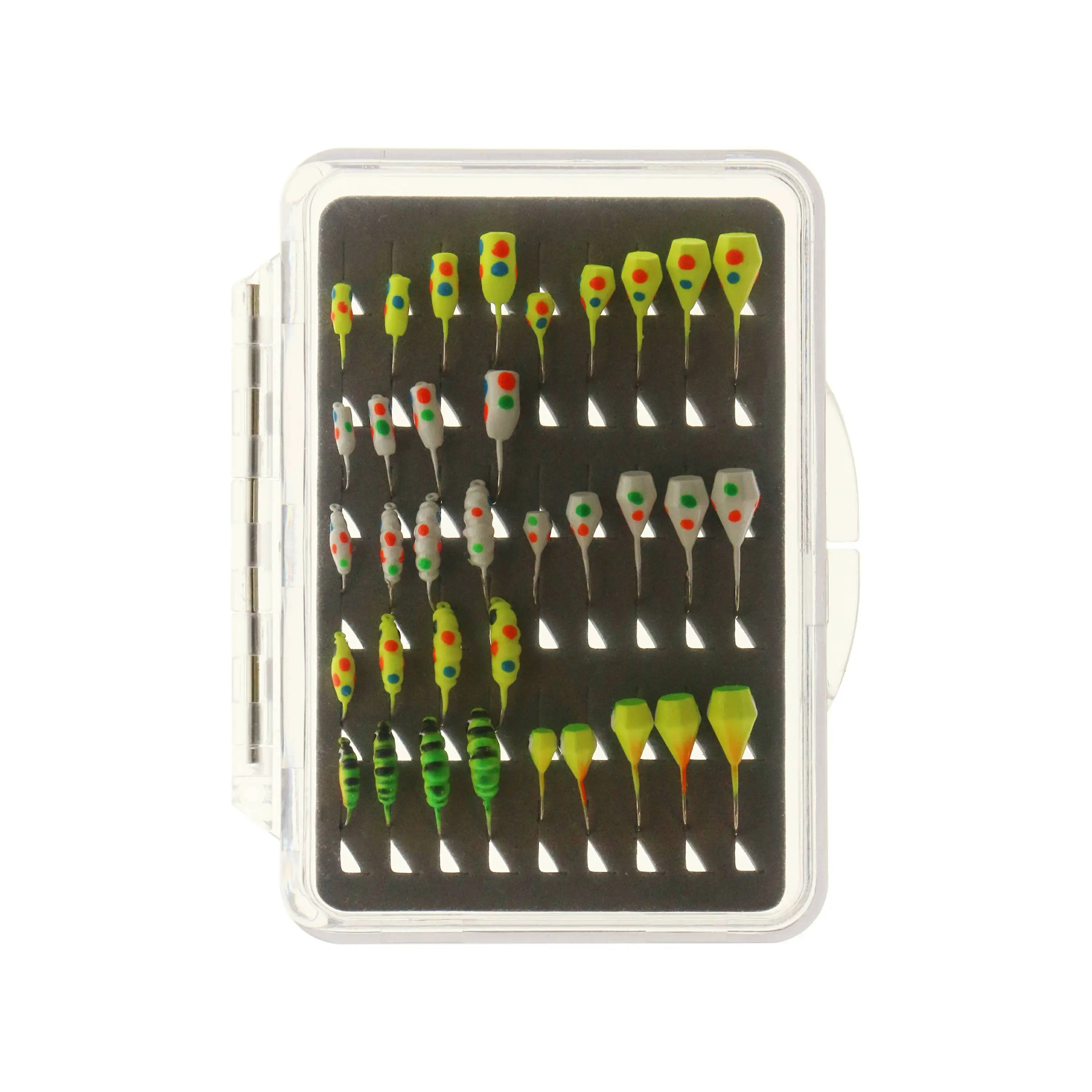 

35 Pack Wonderbreads and Fire Tigers Tungsten Ice Jig Kits Ice Fishing Jig Set