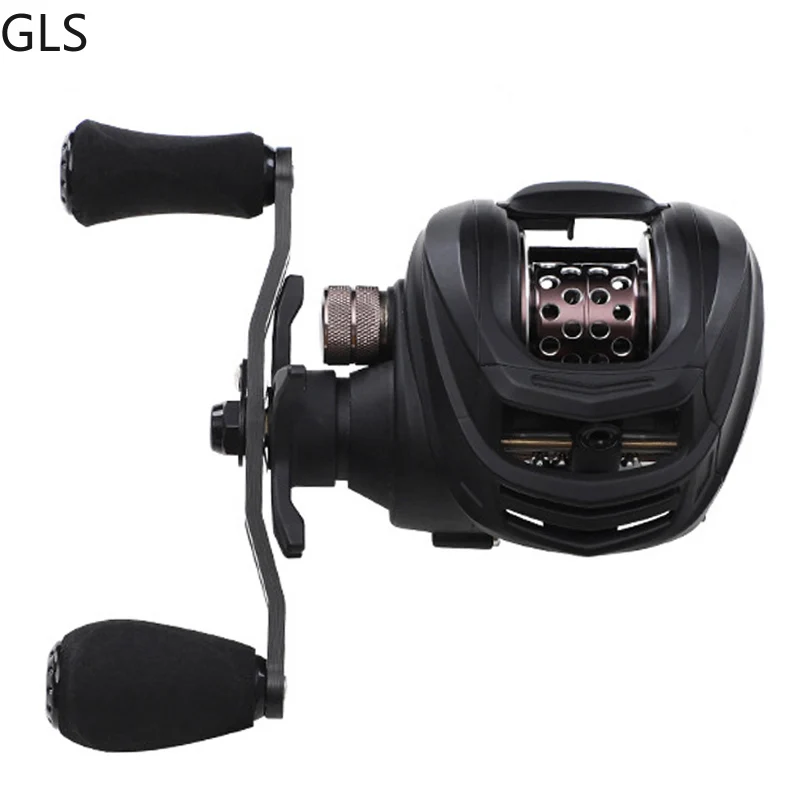 

GLS Nieuwe 6.3:1 Anti-Corrosie Lichtgewicht Carbon Karpervissen Reel Hoge Kwaliteit 9 + 1BB Baitcasting Reel carp fishing