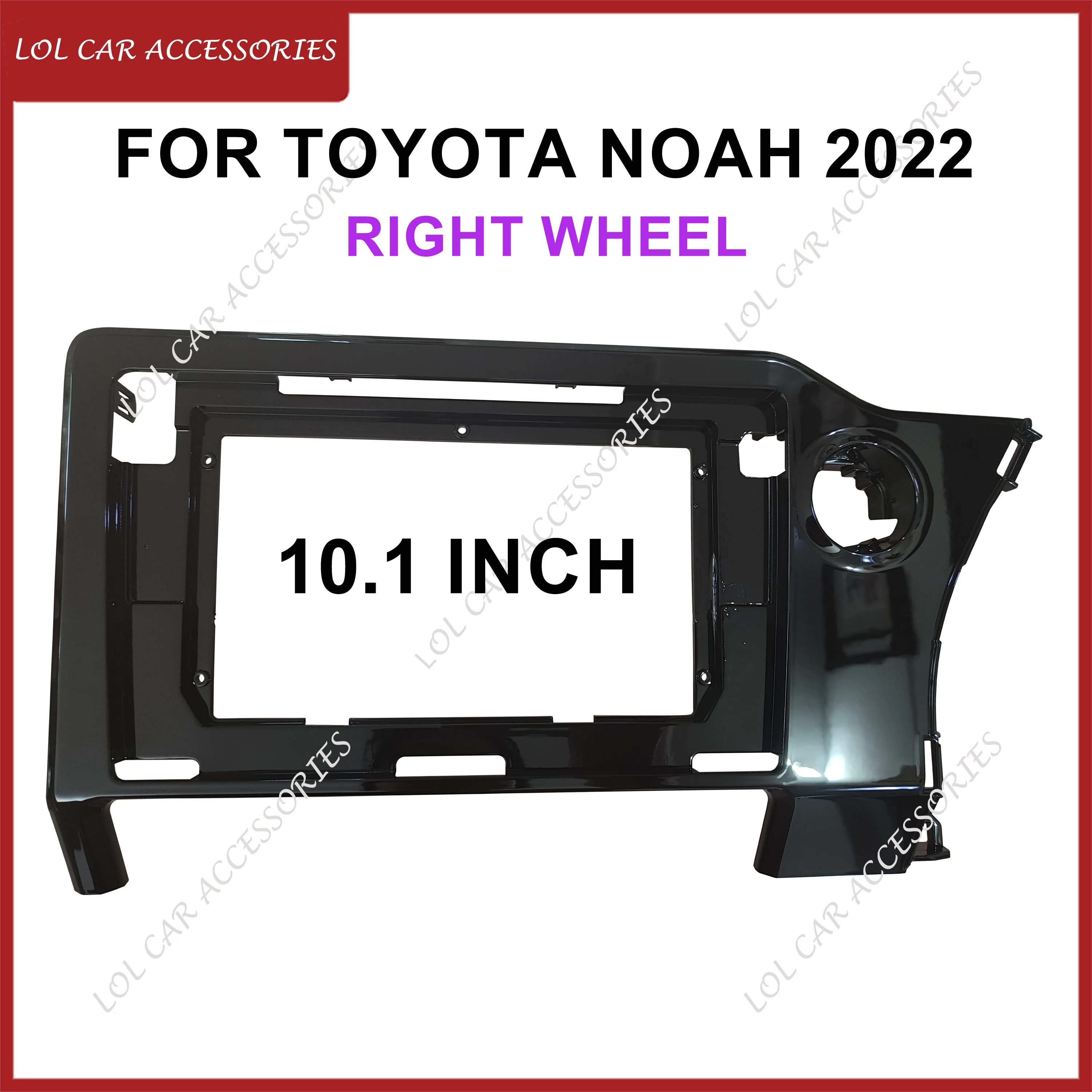 

10,1-дюймовый для Toyota Noah 2022, правое автомобильное радио, стерео Android MP5, GPS-плеер, 2 Din, головное устройство, лицевая панель, рамка