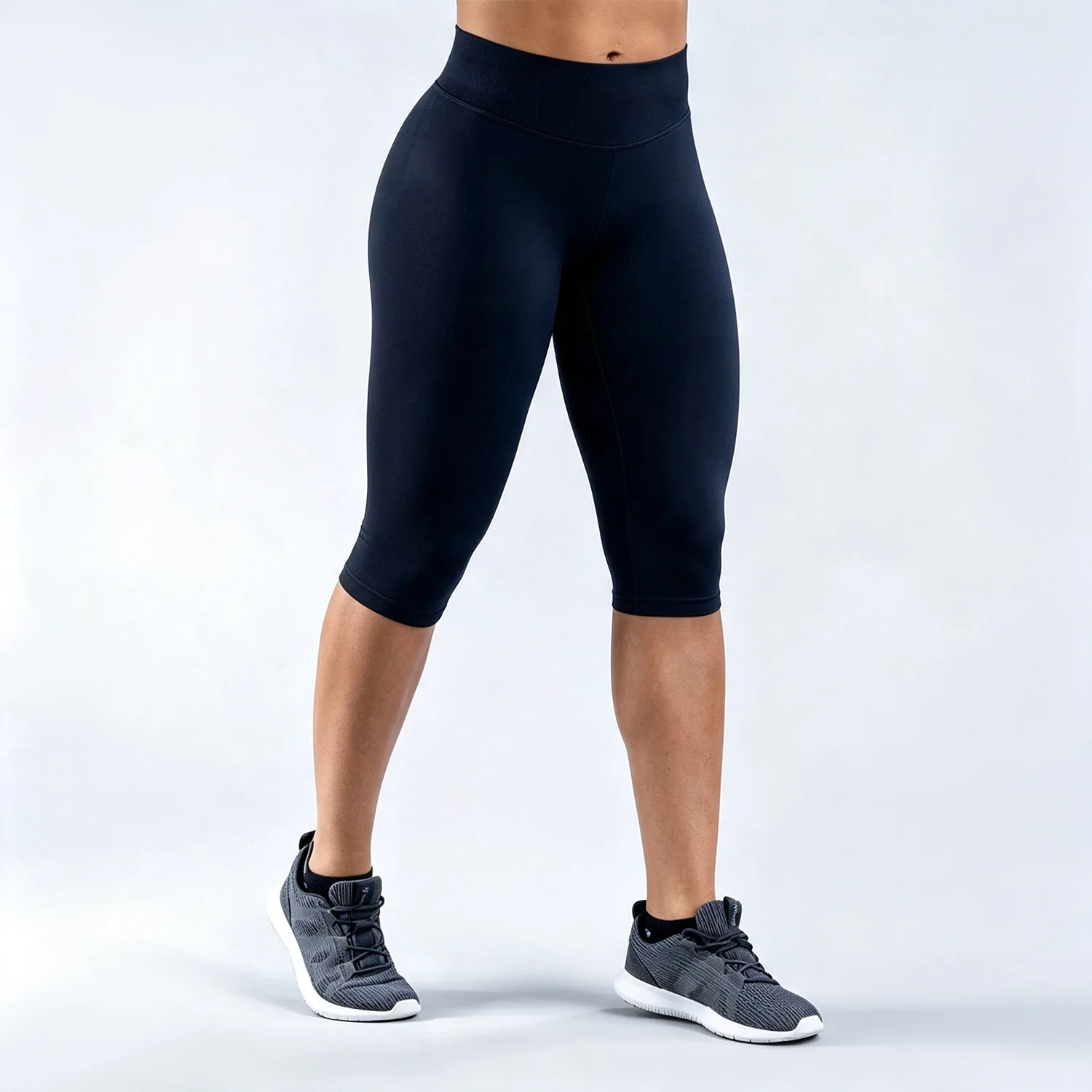 DFYZHE Seamless yoga Capri Pants Women's Quick-Dry Running Sports Pants Outdoor Gym Training Tight Fitness Pants