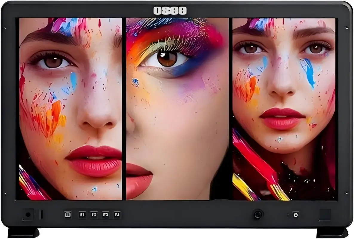 Osee Mega 22S4 21.5 Inch Multi-View Production Monitor Daylight Viewable 1500nits Broadcast Director Monitor for Professional Us
