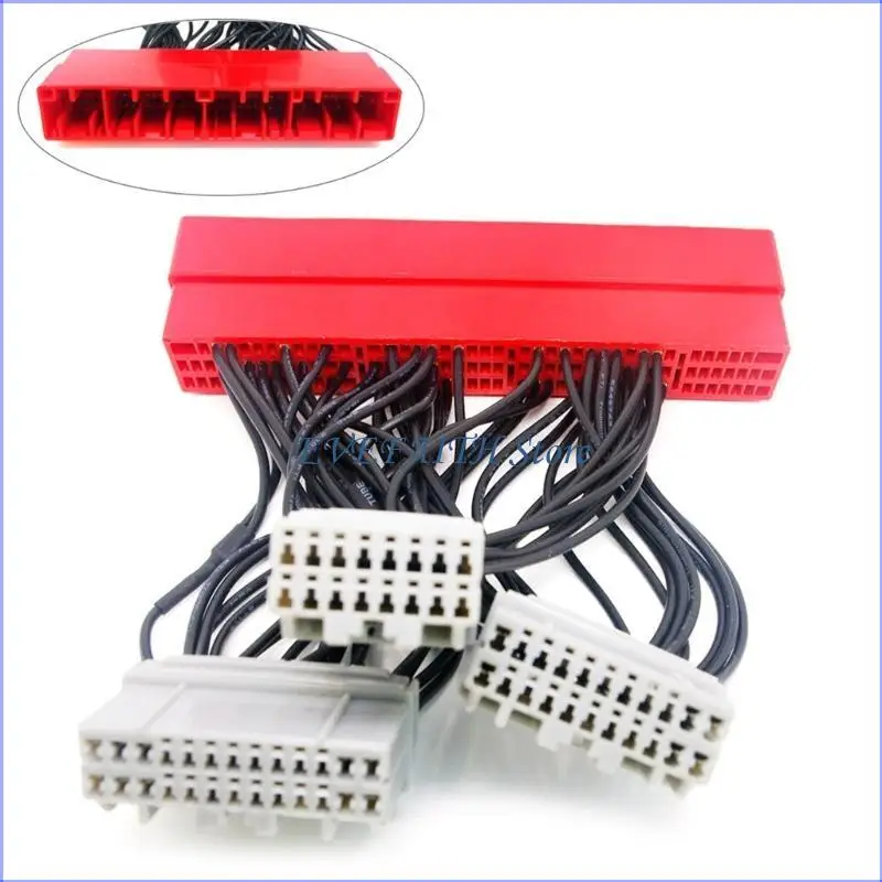 124B Jumper Conversion Wiring Assembly Replacement OBD2A to OBD1 Jumper Harness Adapter for Civic