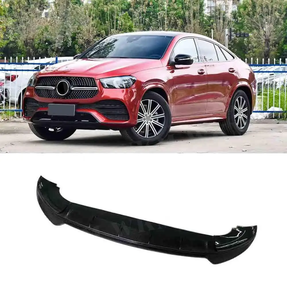 

Комплект кузова переднего бампера автомобиля для Benz GLE Class C167 Coupe GLE350 450 GLE53 AMG 2020-2022 Спойлер из углеродного волокна FRP Автомобильная отделка