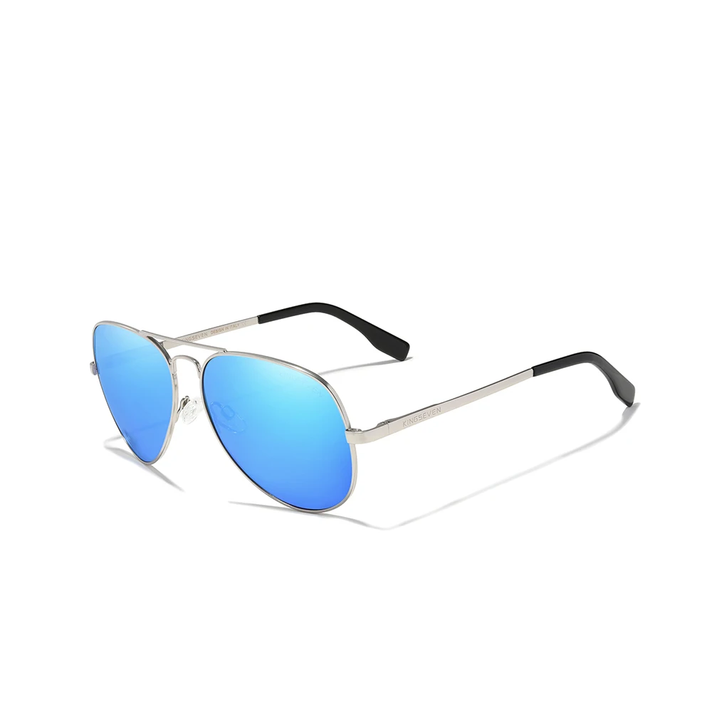 KINGSEVEN Neue Marke Herren Aluminium Sonnenbrille Polarisierte UV400-Linse Männliche Sonnenbrille Damen für Herren 7735