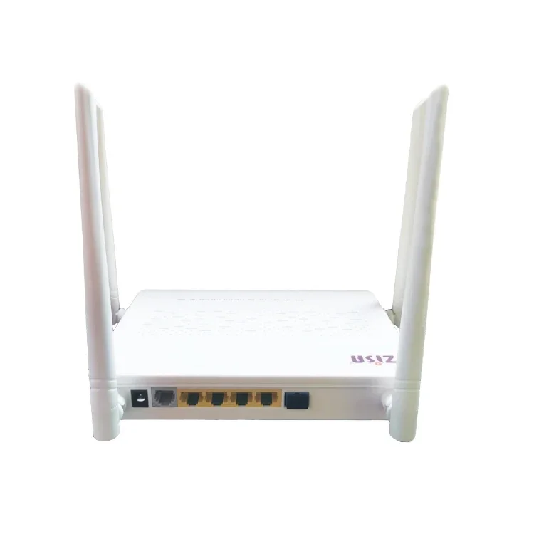 

Dual-band WIFI ZISA OP254-AC 4GE+USB ONU XPON GPON EPON ONT with 4 Antanna
