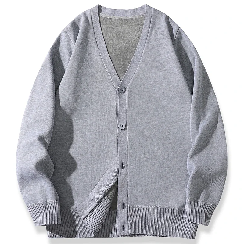2026 New Men’s Casual Long Sleeved Velvet Sweater Cardigan Knitted Jacket Top Autumn and Winter Fashionable Versatile Jacket 3 2026 New Men's Casual Long Sleeved Velvet Sweater Cardigan Knitted Jacket Top Autumn and Winter Fashionable Versatile Jacket 3