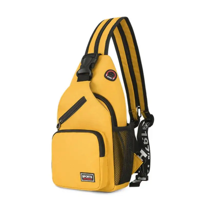 Fashion Yellow Small Crossbody Bags For Women Messenger Bags Sling Chest Bag Female Mini Travel Sport Shoulder Bag Pack 2024