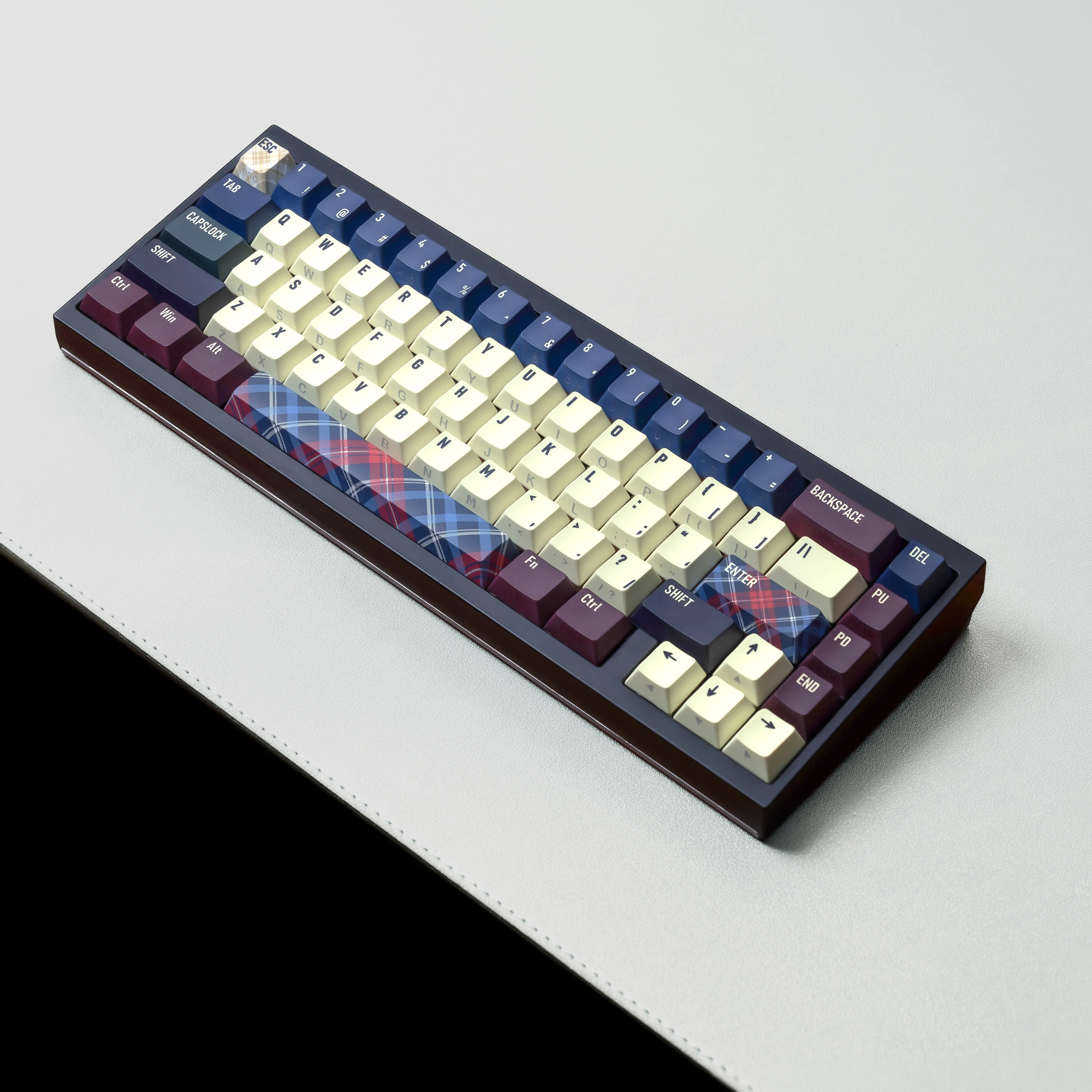 JCM Retro Keycaps Dye-Sub PBT Side Light Cherry Profile Korean/German/French/Spanish/Russian For Mechanical Keyboard Wooting