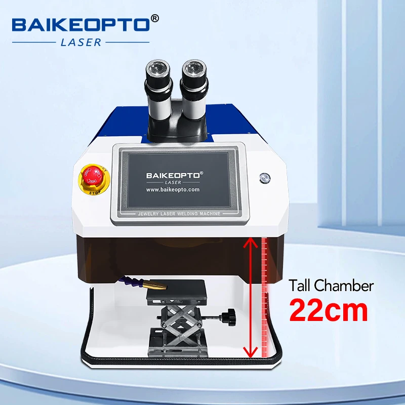 Desktop Jewelry Laser Welding Machine 200W CCD for Gold Silver Platinum Repair Denture Glasses Frame Spot Welder for Workshop