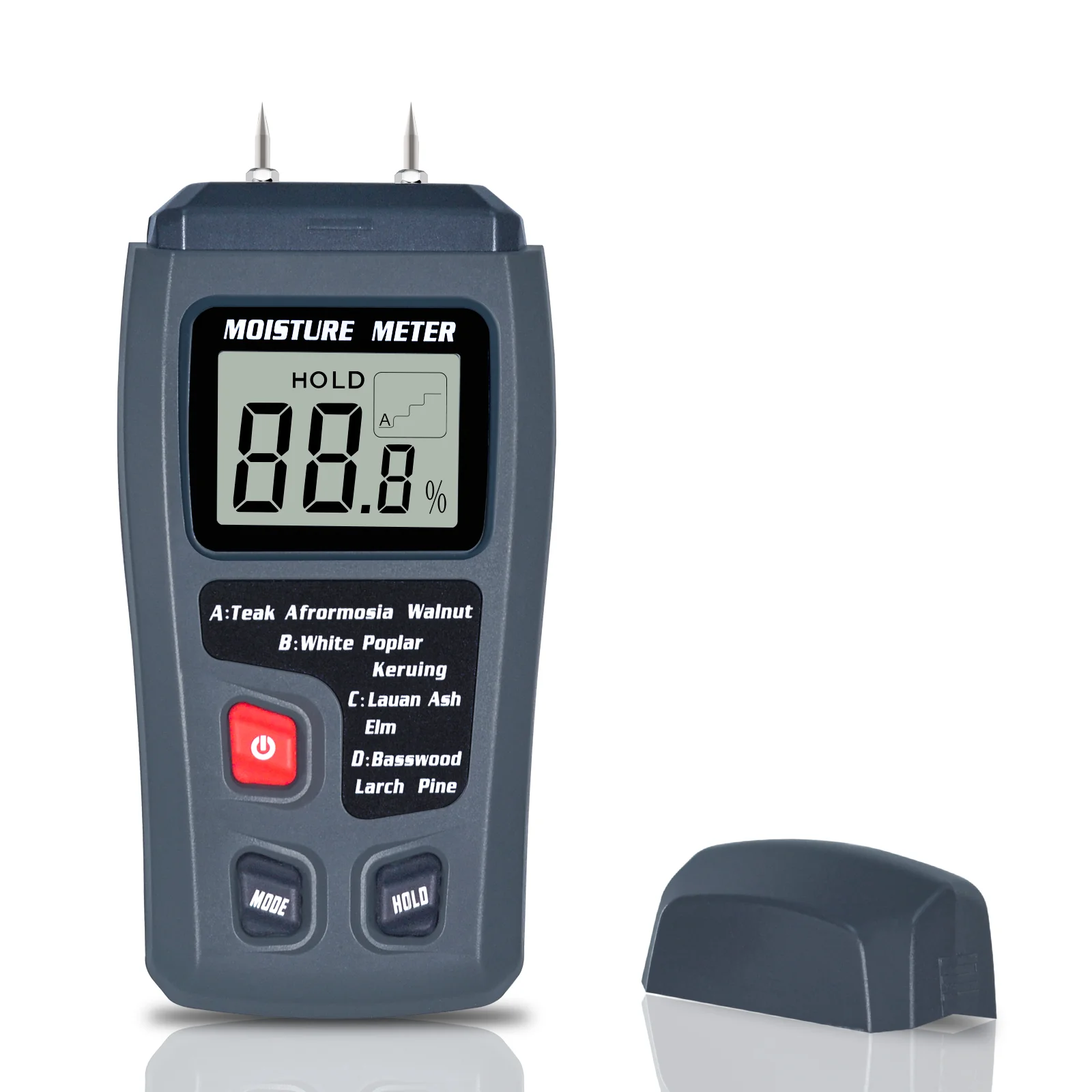 

Digital Wood Moisture Meter EMT01 Professional 0~99.9% Wood Moisture Meter Portable Tool LCD Display Wood Moisture Detector