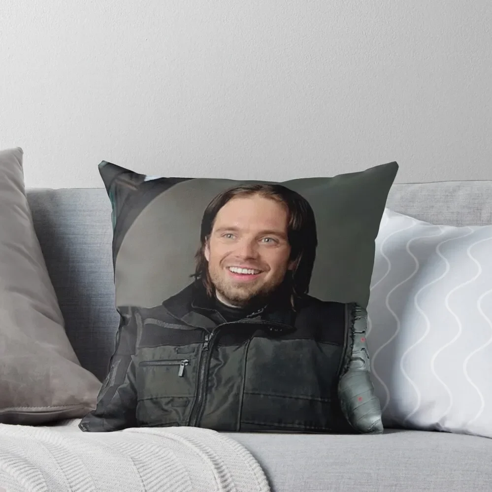 Sebastian Stan Throw Pillow Embroidered Cushion Cover Cushions Cover pillow