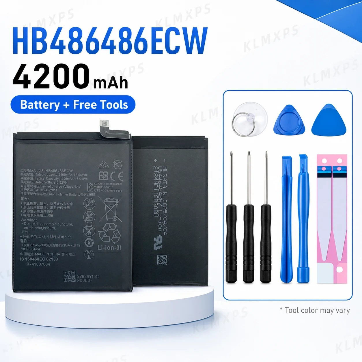 HB486486ECW 4200mAh High Capacity Fast Charge Lithium Replacement Battery Fit P30 Pro VOG-L29 Mate20 Pro LYA-L29
