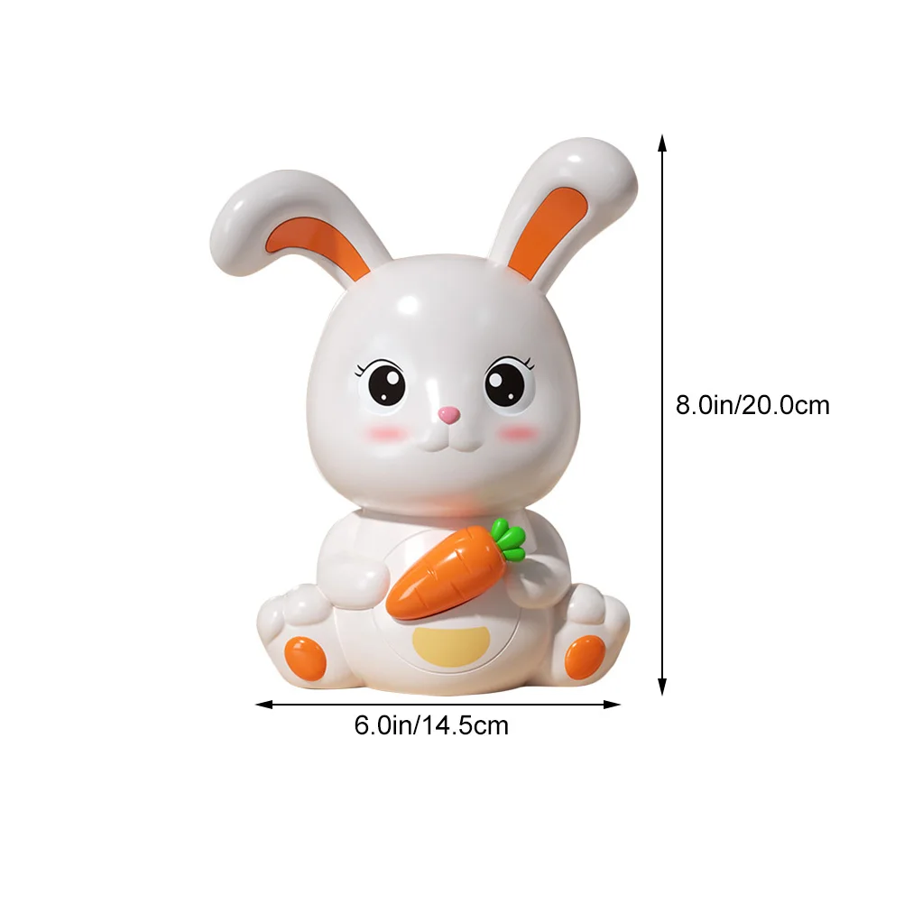 Niezgniecalna skarbonka królik, plastikowa skarbonka w kształcie królika, prezent dla dzieci, urodziny, Boże Narodzenie, urocza skarbonka króliczek.