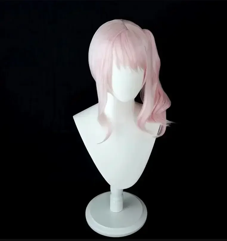 QQXCAIW Anime Project SEKAI COLORFUL STAGE! Akiyama Mizuki Cosplay Wig Long Curly Heat Resistant Synthetic Hair Wigs Halloween