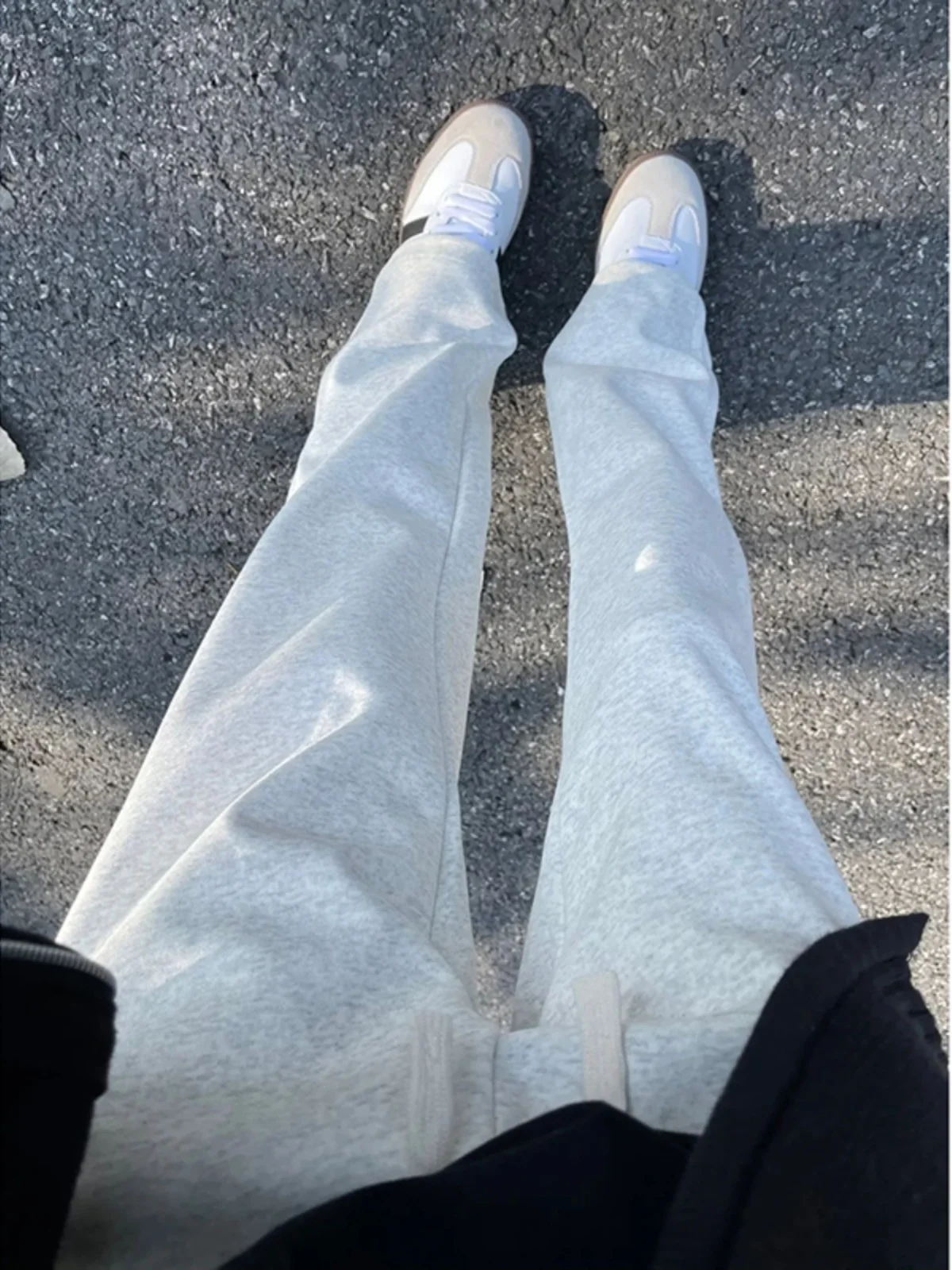 

Серые повседневные брюки в американском стиле для мальчиков, летние спортивные брюки с микро-клешем, молодежные, энергичные, модные, брендовые, с низкой талией