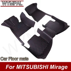 Car Floor Mats for MITSUBISHI Mirage(Right driving)2013-2019 Accessories Customized Auto Carpets