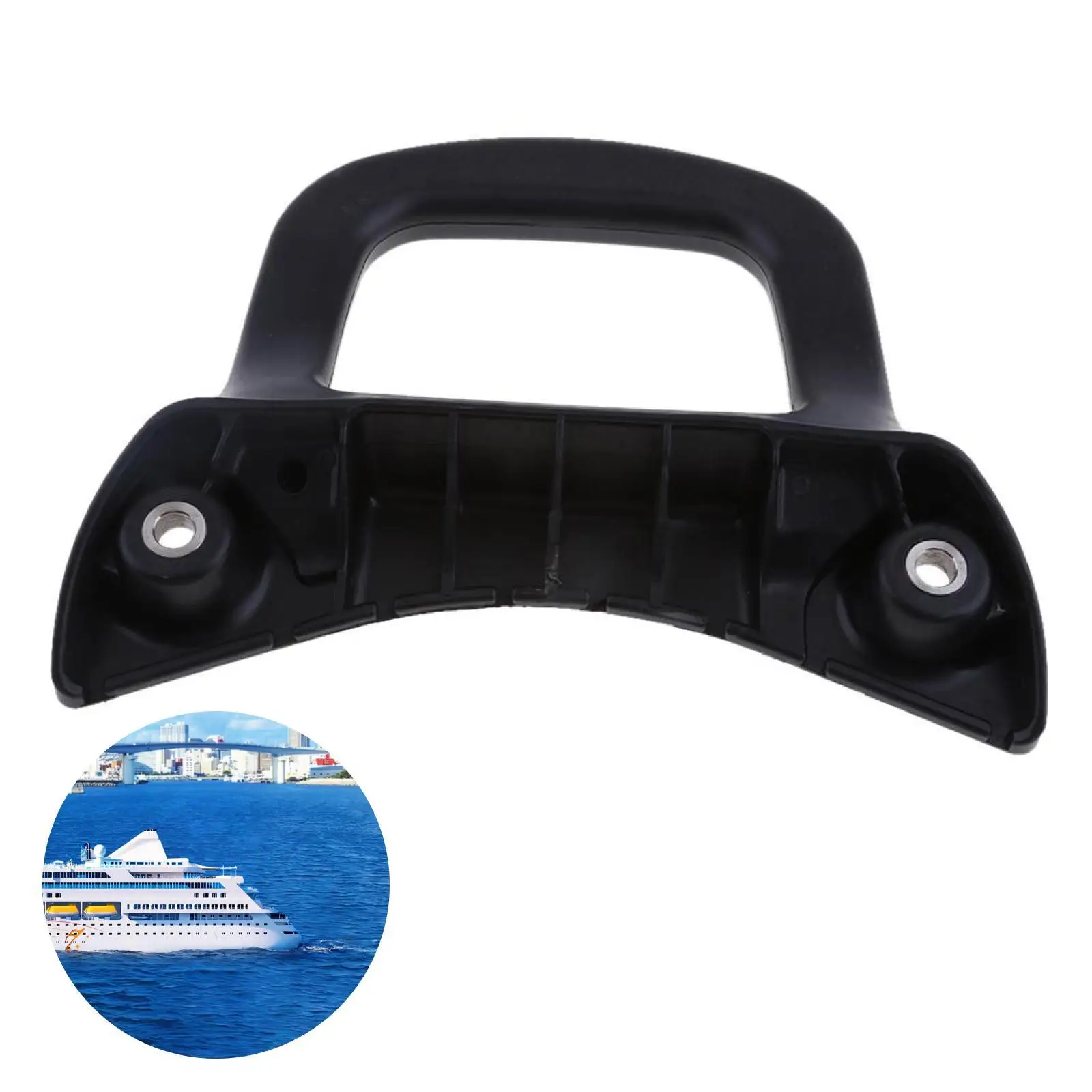 Carry Handle for Outboard Motor Engine Boat Component ABS Black Easy Install Replacement for Yamaha 4HP 5HP 6HP