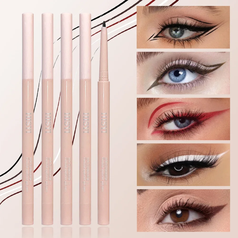 Eyeliner w sztyfcie — automatyczny, długotrwały, wodoodporny, odporny na rozmazywanie, precyzyjny matowy efekt i łatwy do blendowania, świąteczny i zimowy