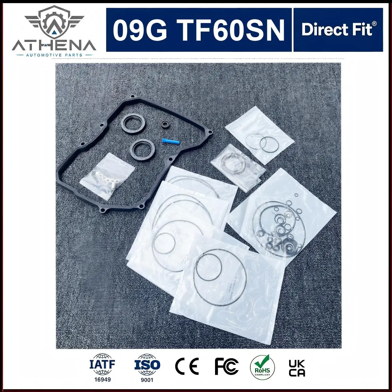 09G TF60SN Transmission Simple Overhaul Seal Kit Fix Oil Leak Pressure Loss Slip Fit VW Audi 2006‑2015 Gearbox