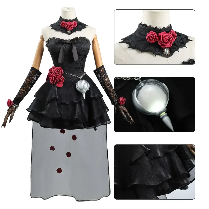 

Game Identity V Cosplay Costume Psychologist Ada Mesmer The Long Nights Cos Outfits Anime Gothic Lolita Dress Halloween Party