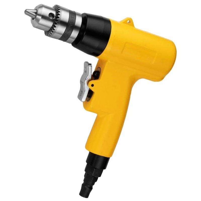 前進・後進エアドリル 空気圧工具高速ボール盤 ピストル型電動ドリル エアガン ドリル 3/8