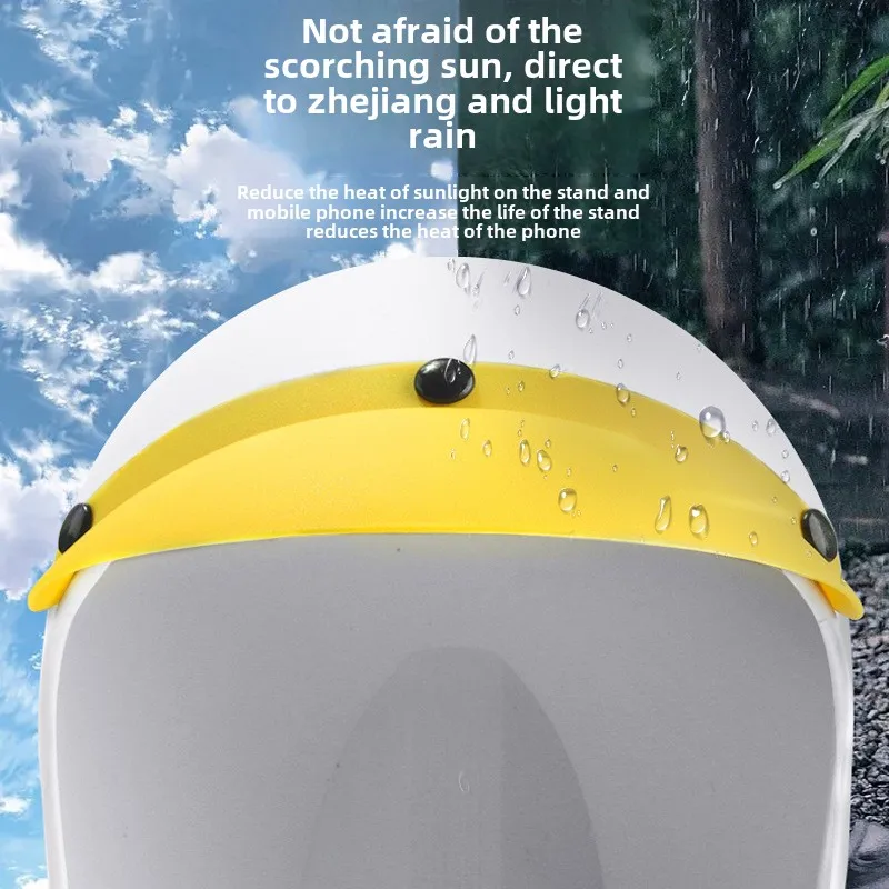 مظلة هاتف ركوب لطيفة للشمس مقاومة للماء من النايلون المركب للملاحة وظل من الشمس ومضادة للثلج ومضادة للمطر للدراجات النارية العالمية #4