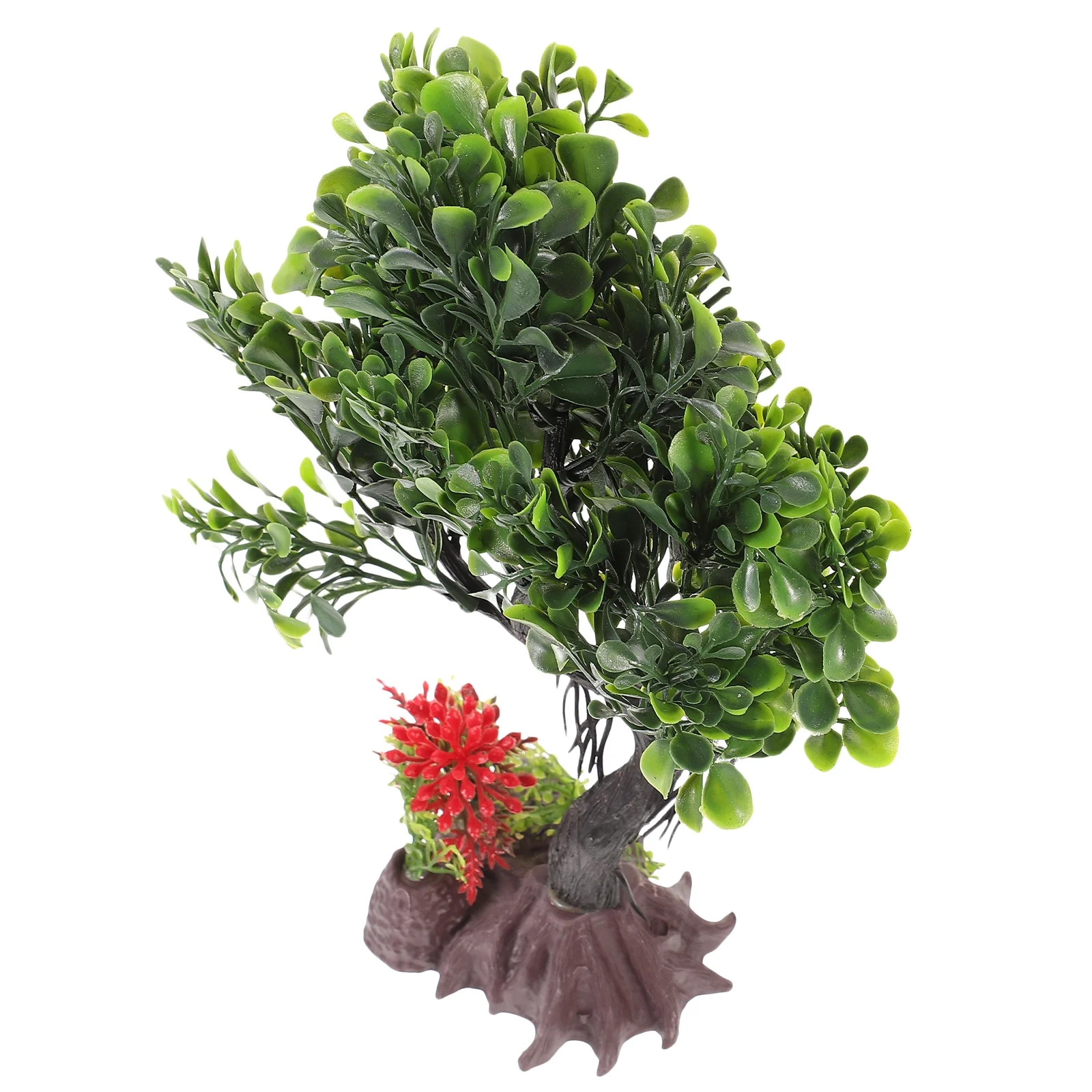 

Fish Tank Decoration Fake Artificial Tree Plastic Plant Durable Realistic Aquarium Landscape Ornament Fish Tank Tree